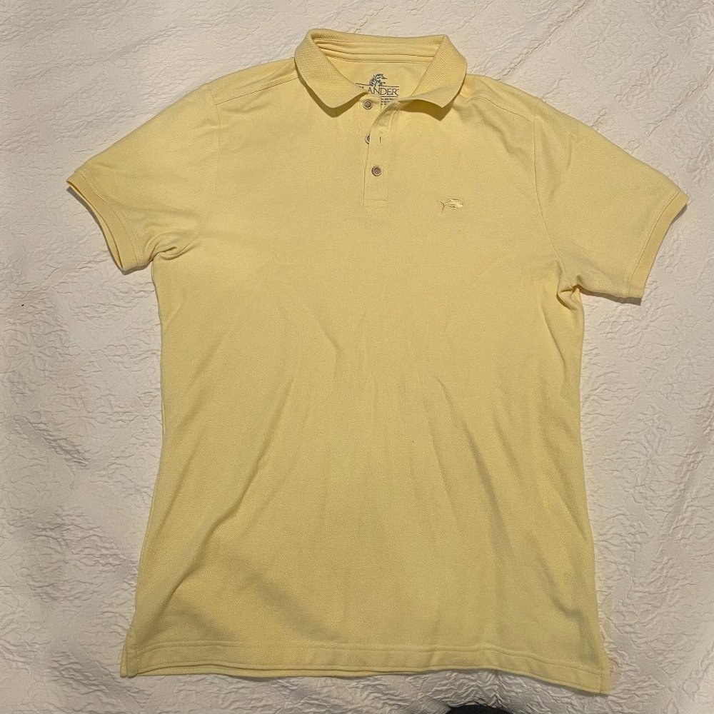 Yellow Islander Collared Shirt